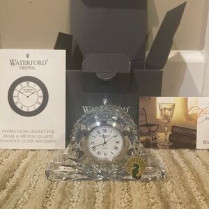 Waterford Crystal Clock NWT